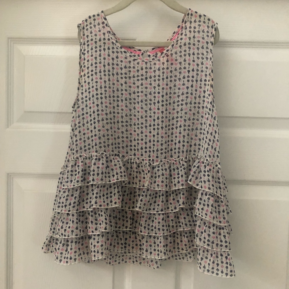 RUBY & BLOOM GIRLS TANK BLOUSE SZ M 10-12👱‍♀️⭐️